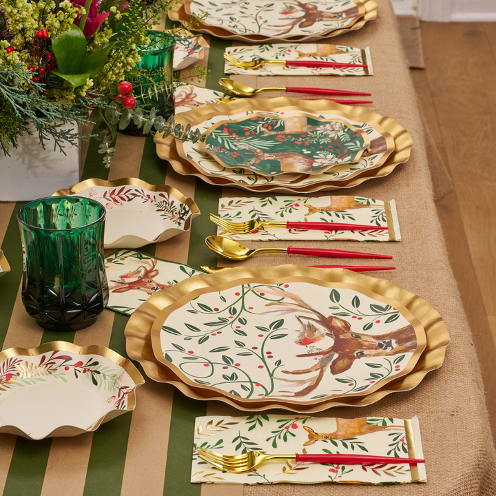 Christmas Forest Table Setting