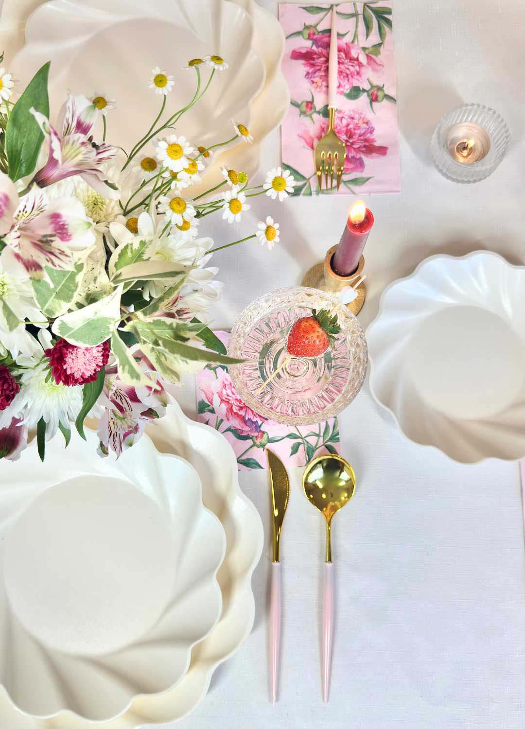 Love in Bloom Table Setting – Sophistiplate LLC - Main Image