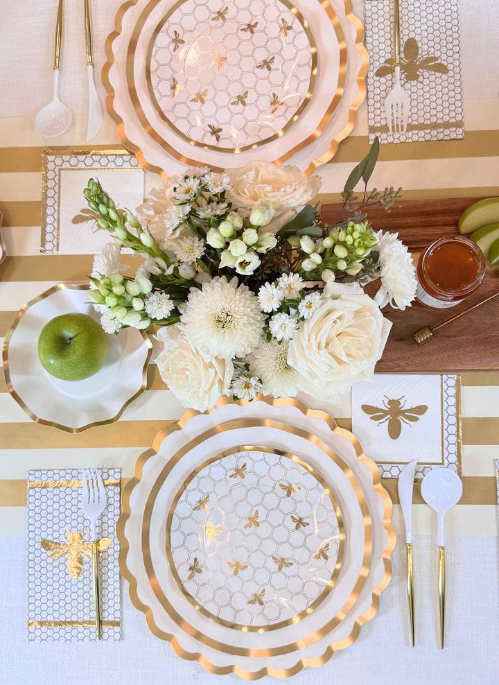 Gilded Honey Table Setting