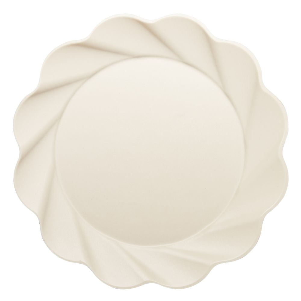 Simply Eco Compostable Extra Large Plate Cream - 8pk