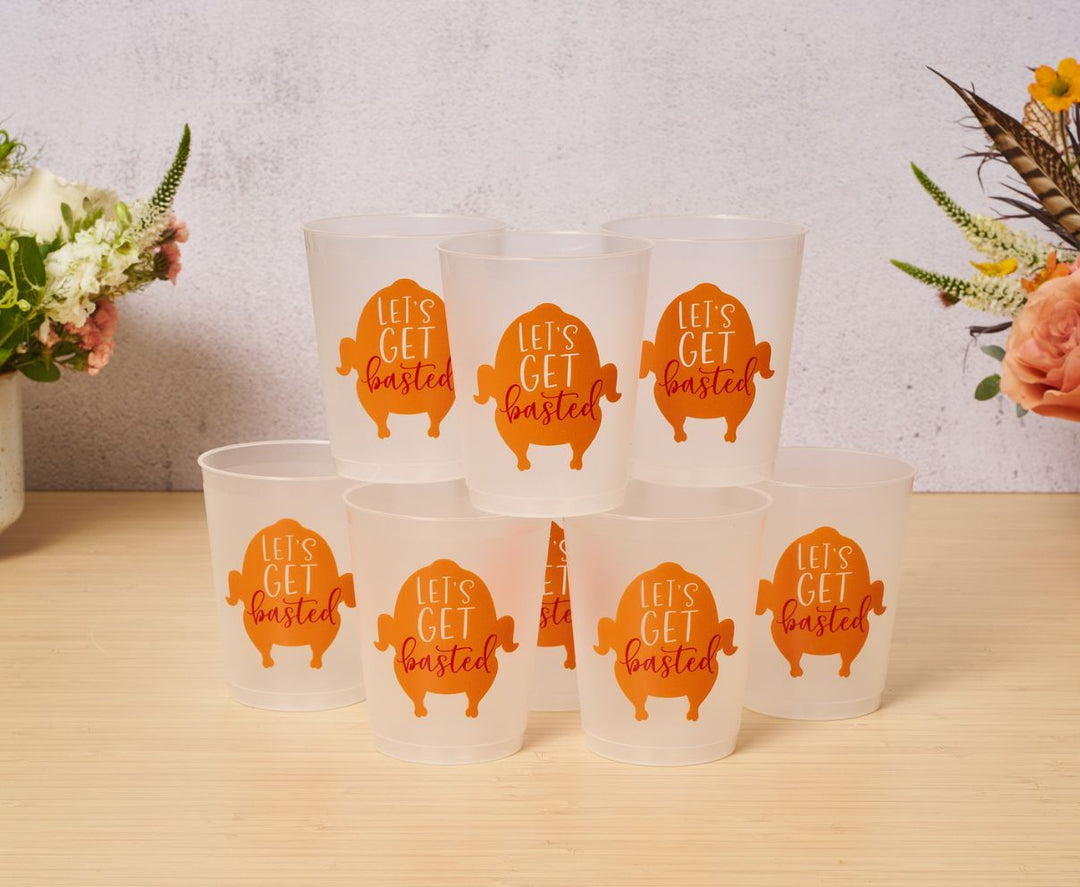 Give Thanks Frost Flex Cups/8pk - Let's Get Basted