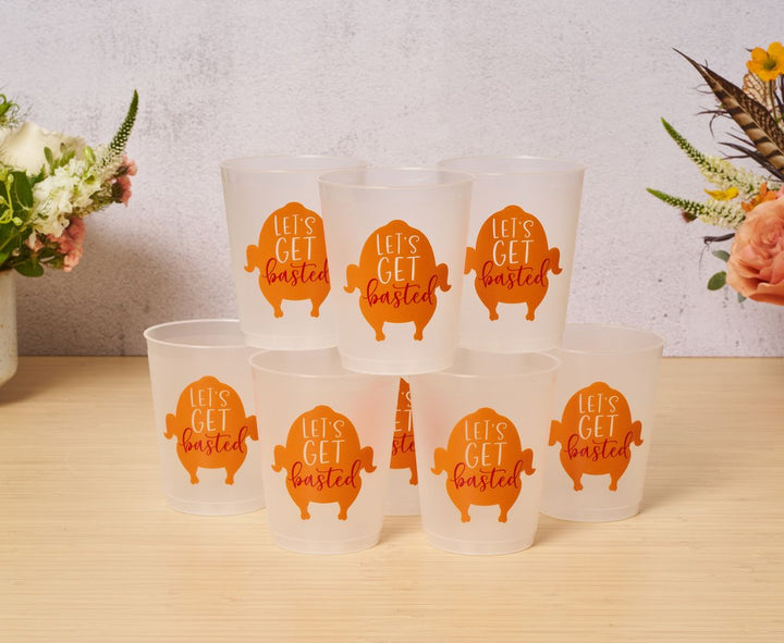Give Thanks Frost Flex Cups/8pk - Let's Get Basted