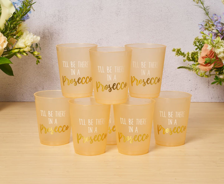 Cocktail Cheers Frost Flex Cups/8pk - I'll be there in a Prosecco