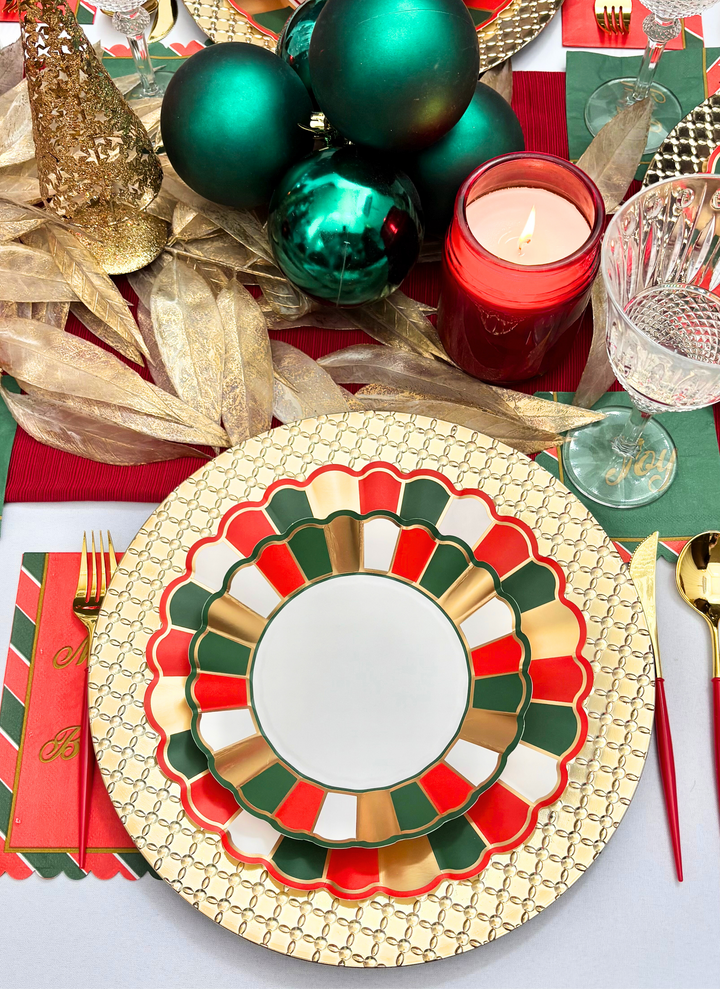 Joyful Christmas Table Setting