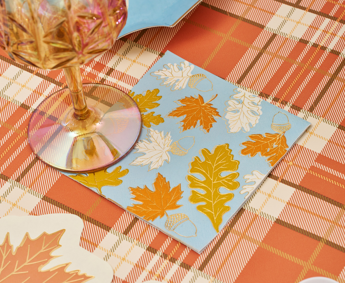 Sophistiplate Gilded Harvest Cocktail Napkins - Thumbnail 5