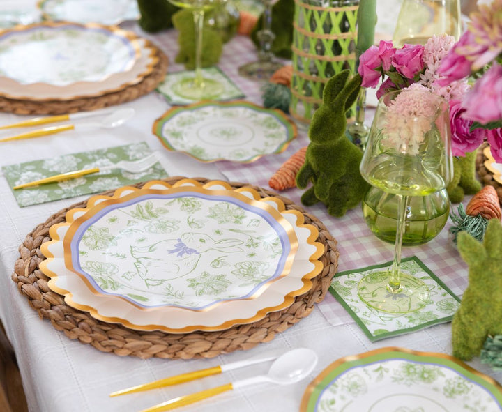 Easter Toile Cocktail Napkins/26pk