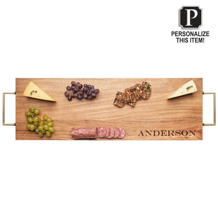 Acacia Serving Board | Personalize | 30 x 10"