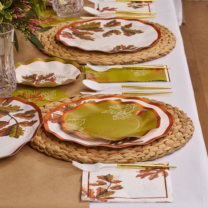 Acorn and Oak Table Setting