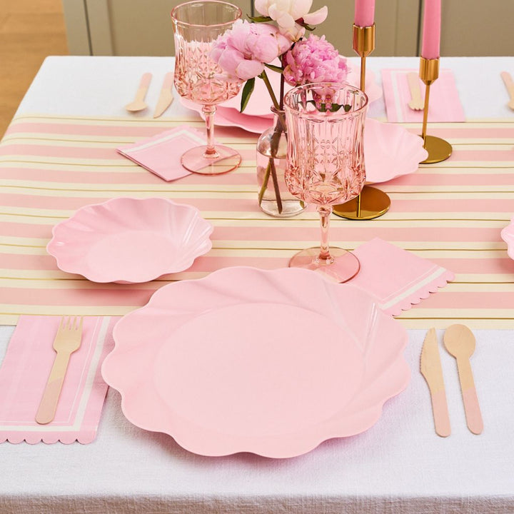 Simply Eco Compostable Table Setting - Blush