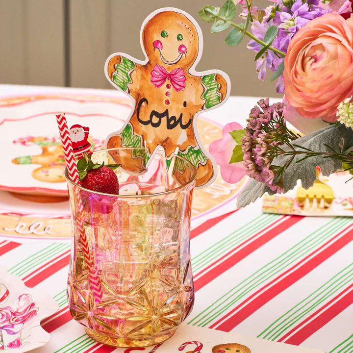 Gingerbread Cookie Cup Place Card/10pk