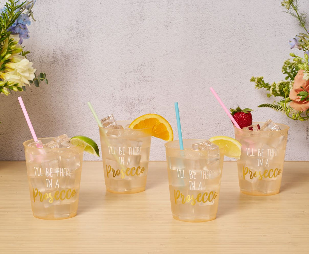 Cocktail Cheers Frost Flex Cups/8pk - I'll be there in a Prosecco