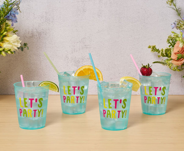 Cocktail Cheers Frost Flex Cups/8pk - Let's Party