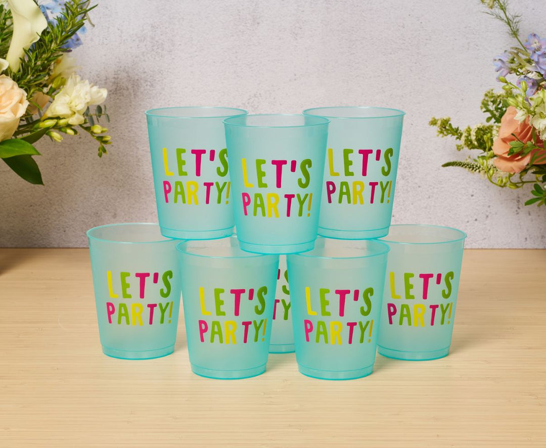 Cocktail Cheers Frost Flex Cups/8pk - Let's Party