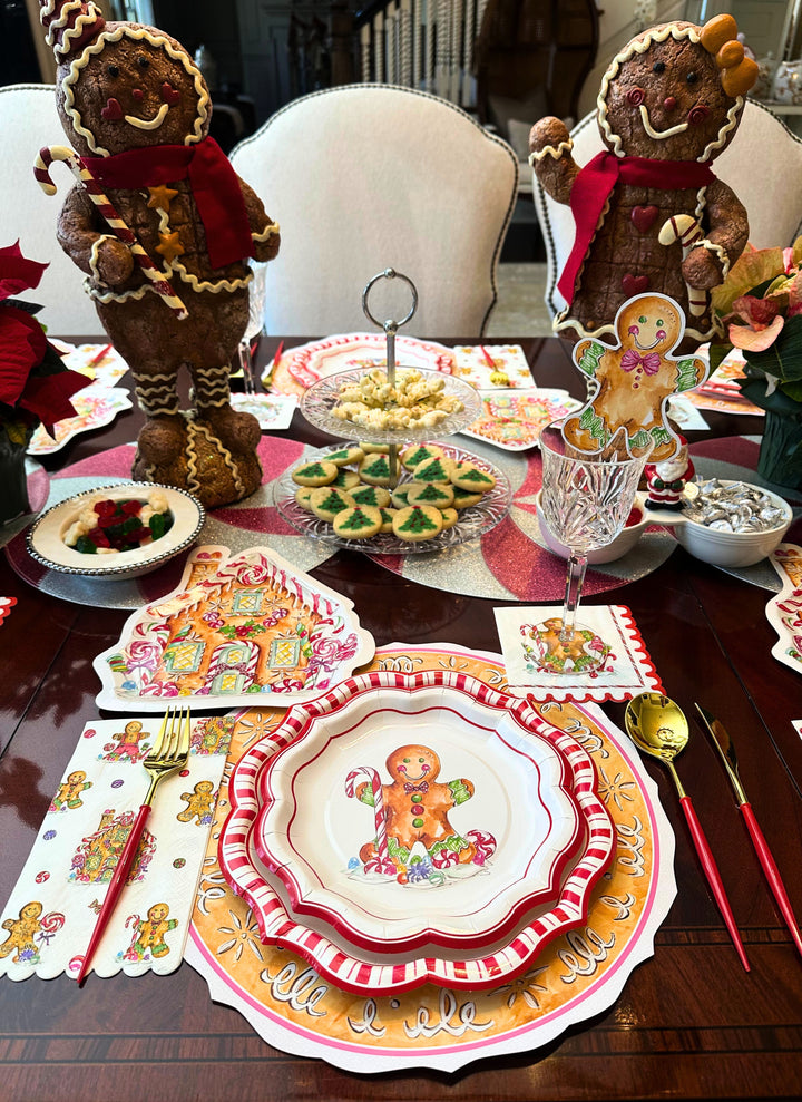 Gingerbread Table Setting