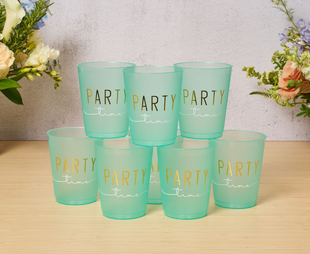Cocktail Cheers Frost Flex Cups/8pk - Party Time