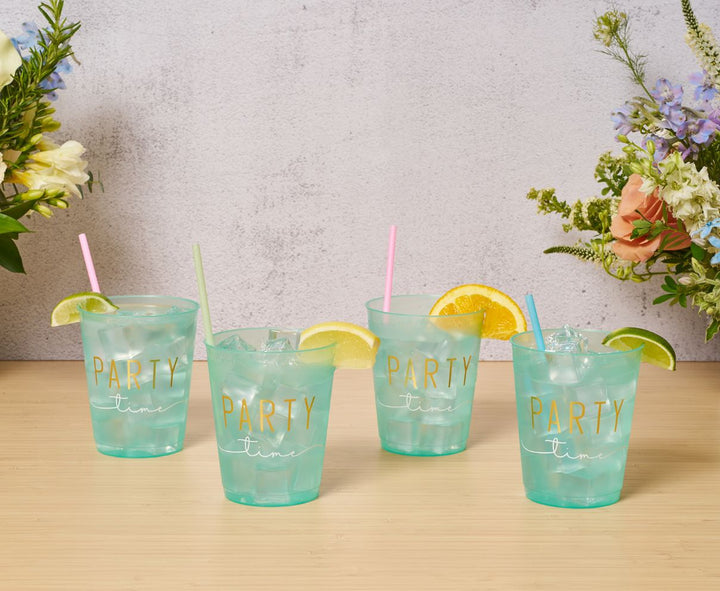 Cocktail Cheers Frost Flex Cups/8pk - Party Time