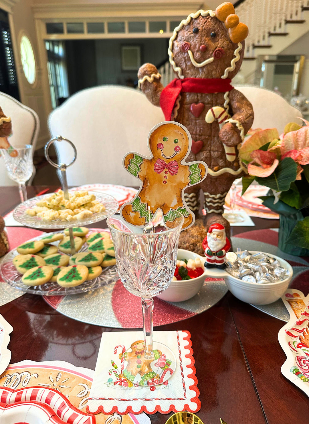 Gingerbread Table Setting
