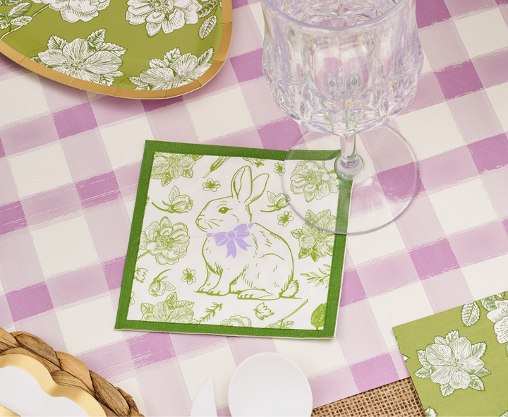 Easter Toile Cocktail Napkins/26pk