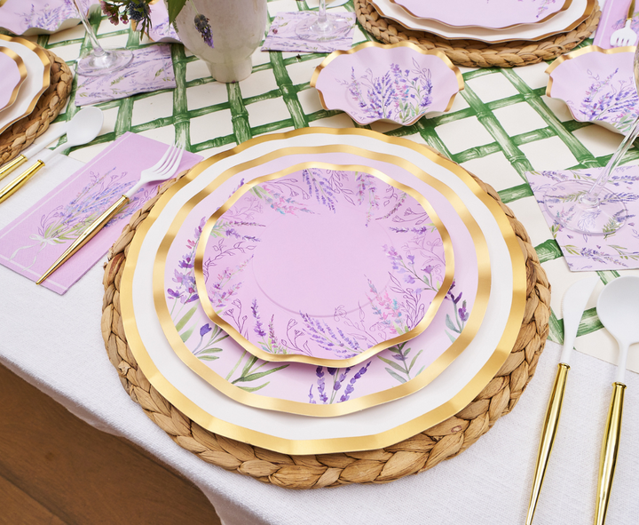 Lavender Fields Salad Plates/8pk