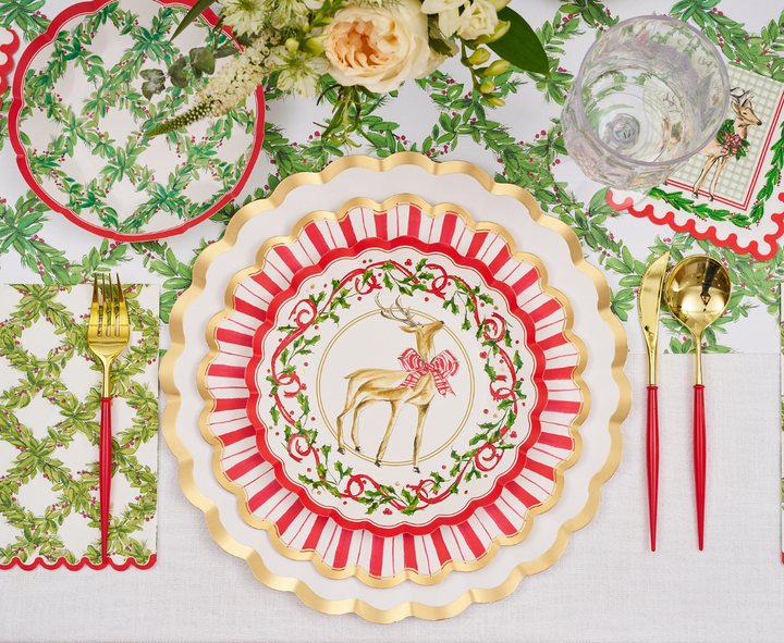 Holly Berry Salad Plates/8pk