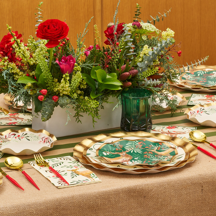 Christmas Forest Table Setting