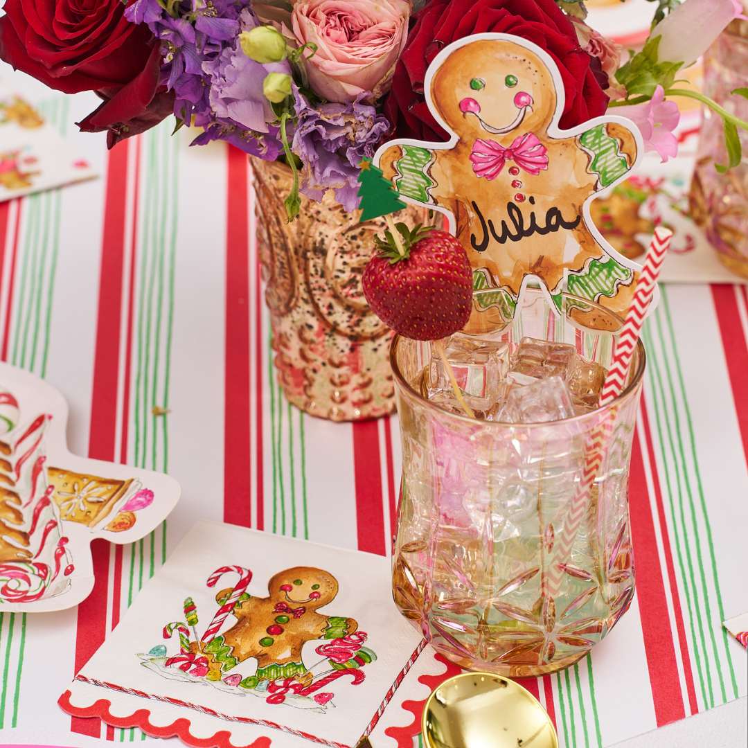 Gingerbread Cookie Cup Place Card/10pk