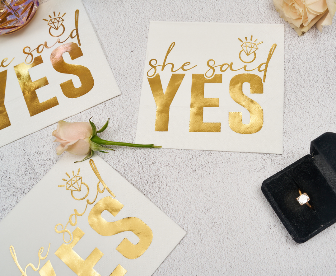 She said Yes Cocktail Napkins /26pk