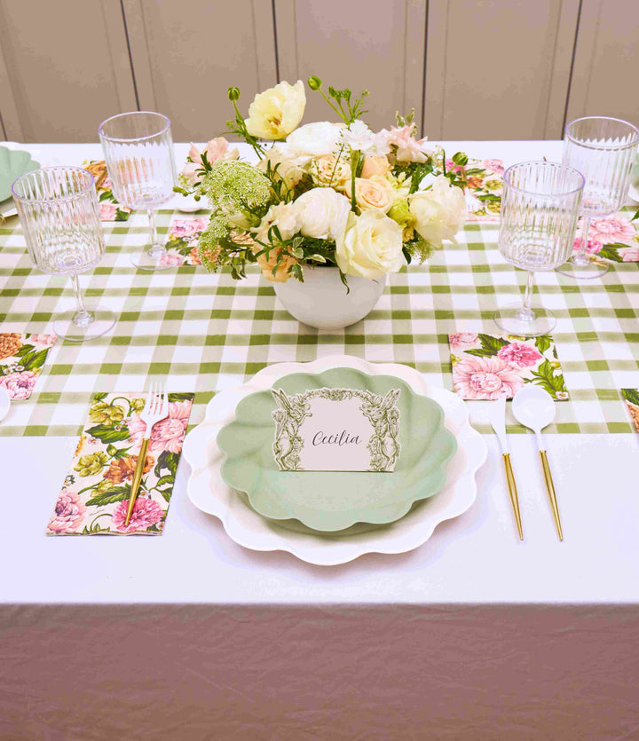 Garden Hares Place Cards - Pack of 12