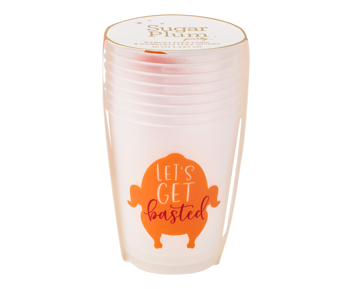 Give Thanks Frost Flex Cups/8pk - Let's Get Basted
