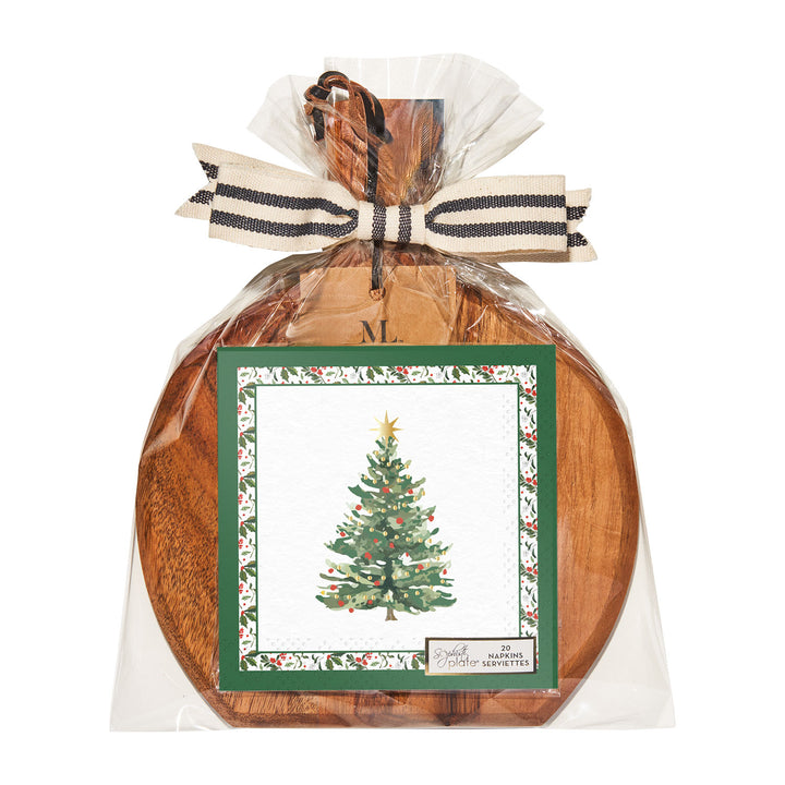 9.75" x 8" Board Gift Kit w/o spreader: Home for the Holidays