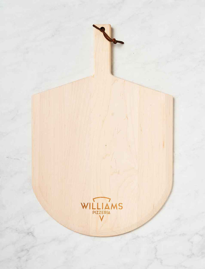 Personalized Maple Wood Pizza Peel 14 x 21"