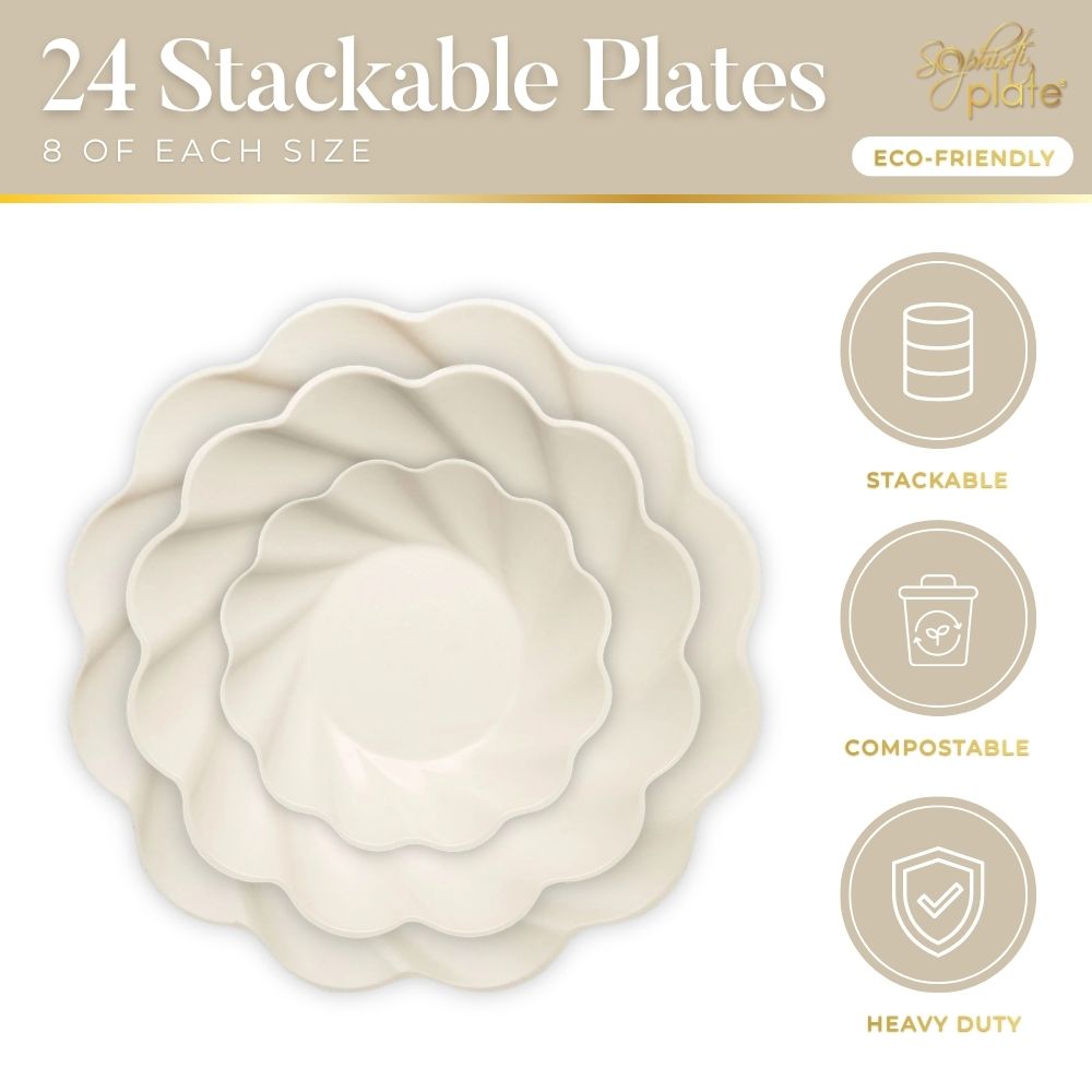 View Eco Compostable Table Settings | Sophistiplate – Sophistiplate LLC