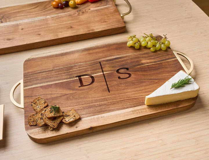 Acacia Modern Rectangle with Rounded Corners | Personalize | 18" x 12"