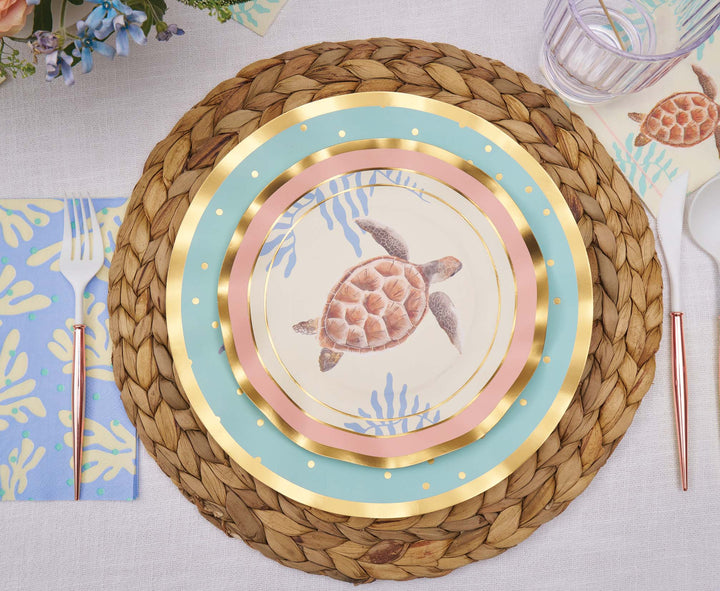 Pastel Sea Table Setting