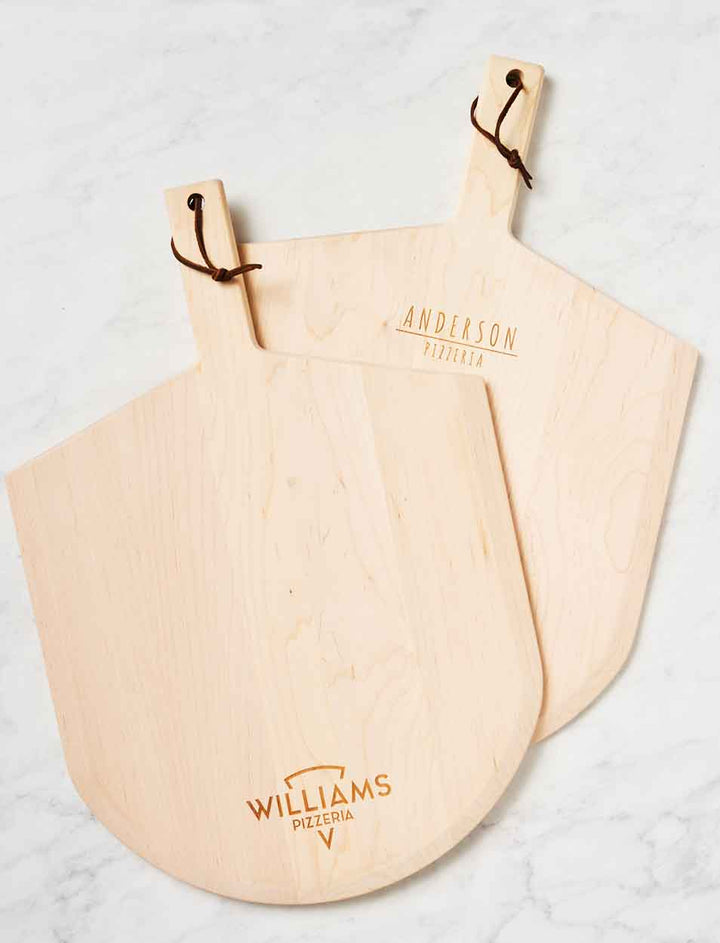 Personalized Maple Wood Pizza Peel 14 x 21"