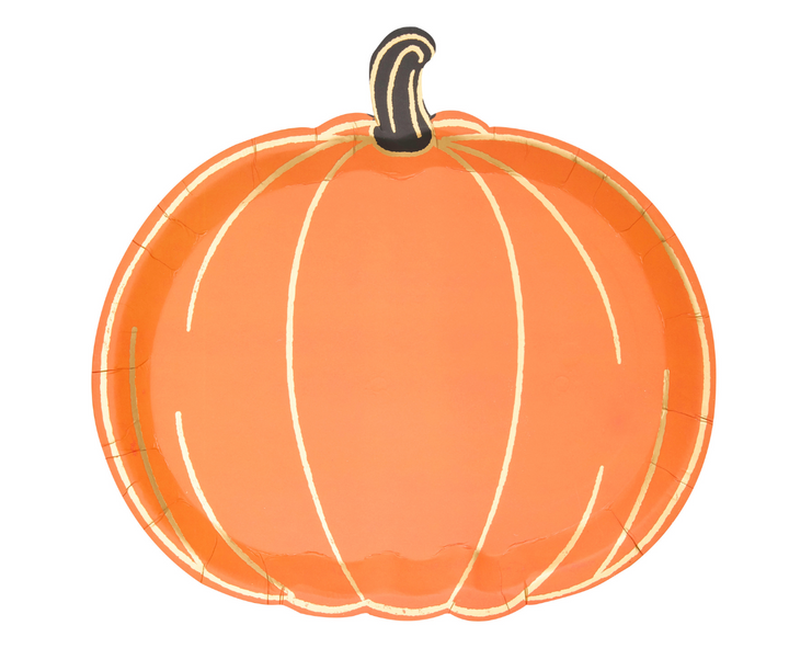 Boo Bold Assorted Die Cut Salad Plates/8pk