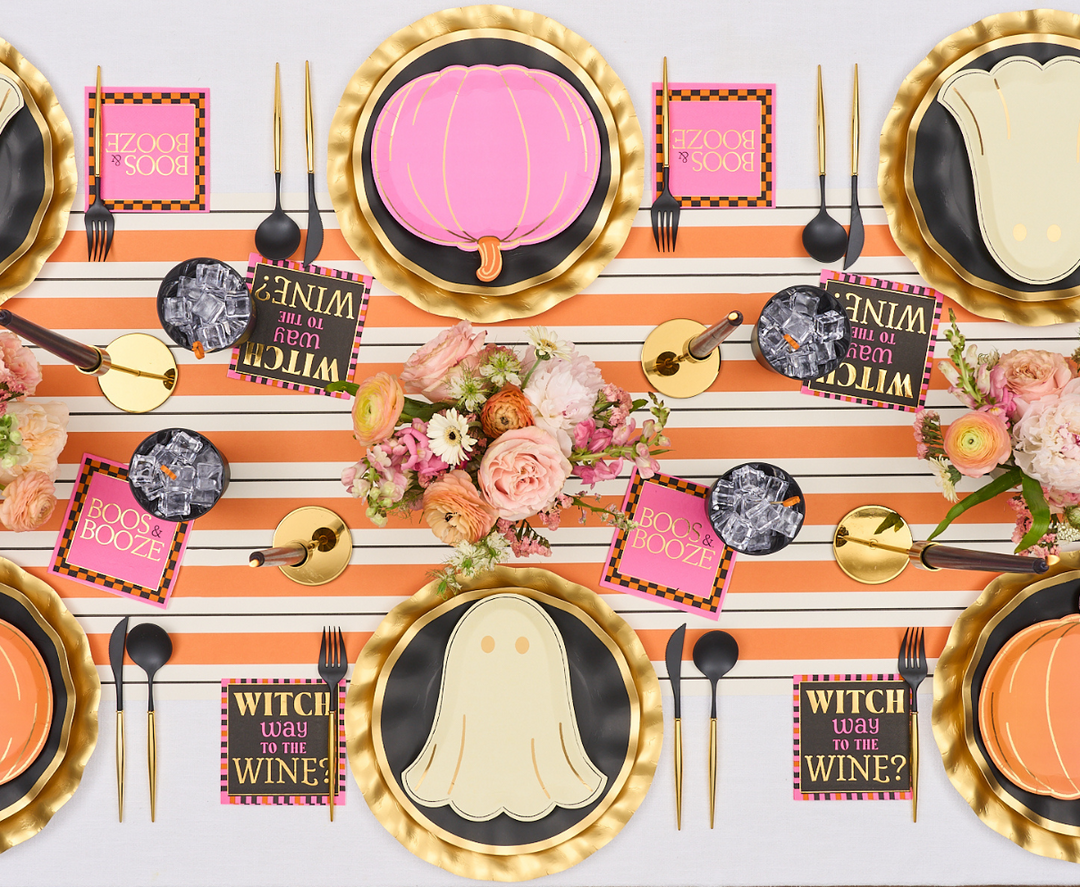 Boo Bold Die Cut Salad Plates/8pk