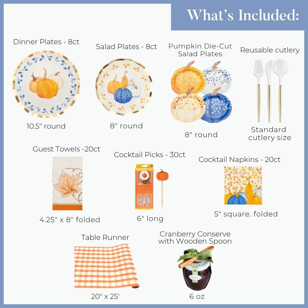 Harvest Blues: The Ultimate Thanksgiving Table
