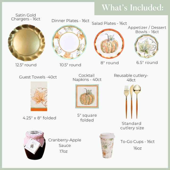 Bright & Thankful: Thanksgiving Table for 16