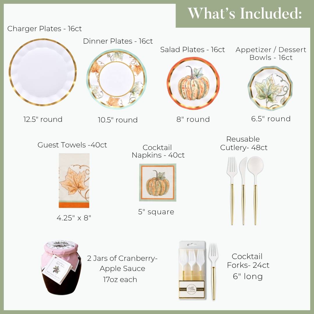 Bright & Thankful: Thanksgiving Table for 16