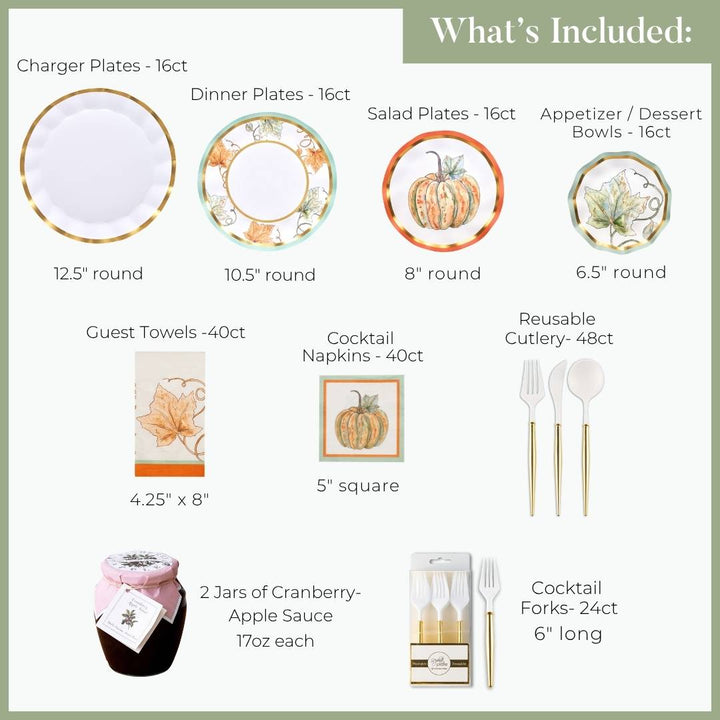 Bright & Thankful: Thanksgiving Table for 16