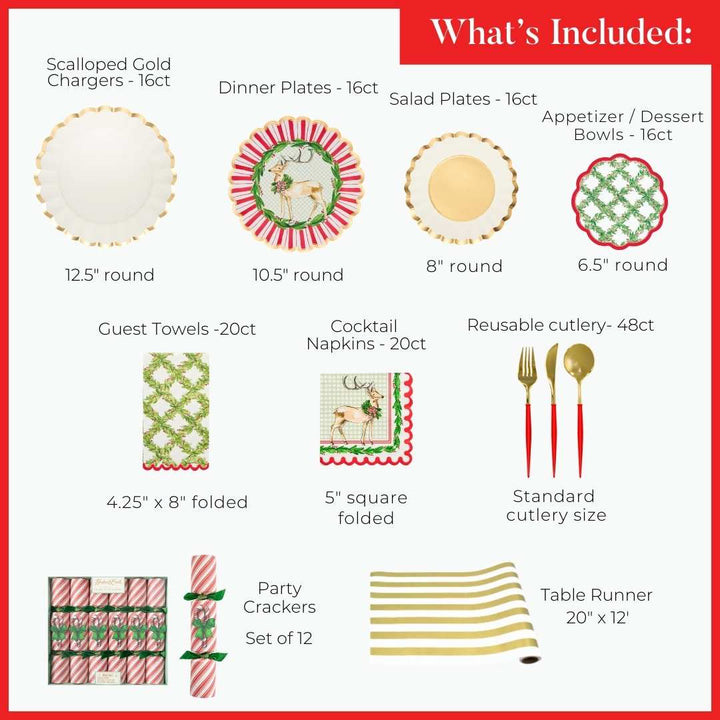 Holly Berry: Christmas Table for 16