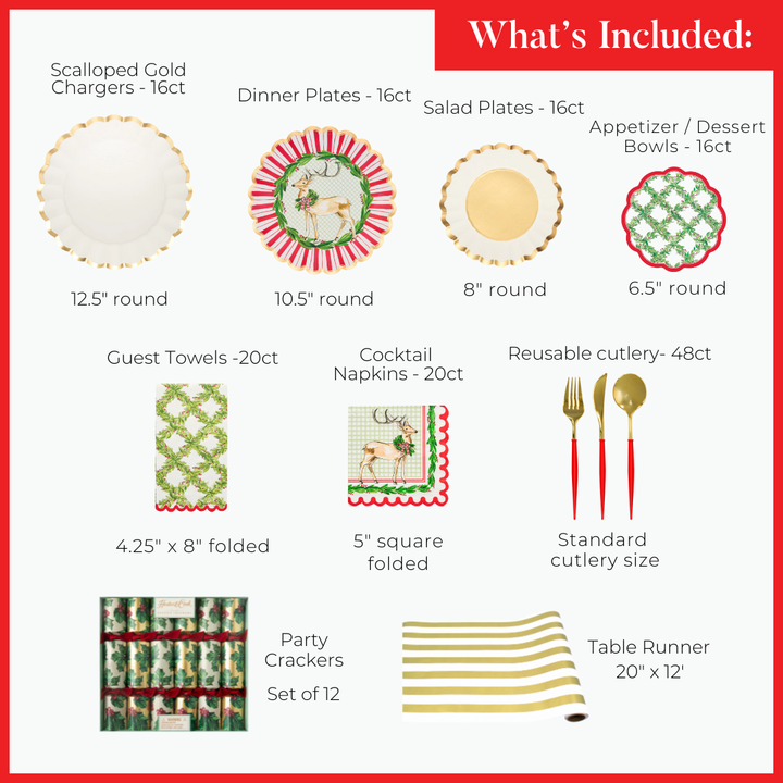 Holly Berry: Christmas Table for 16