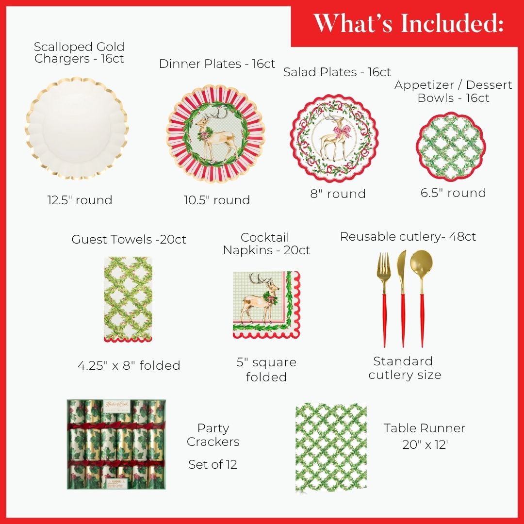 Holly Berry: Christmas Table for 16