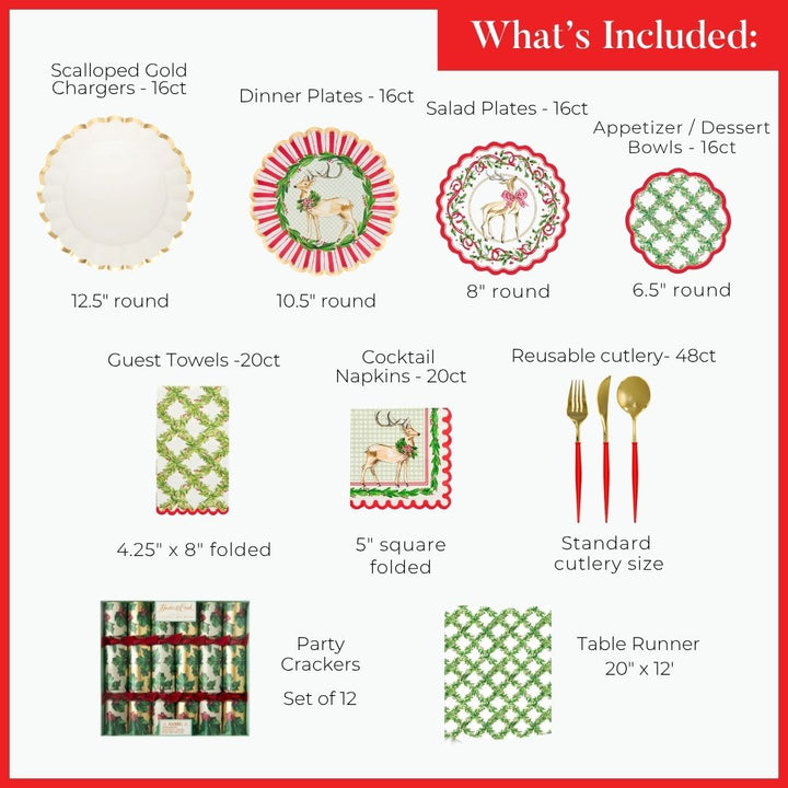 Holly Berry: Christmas Table for 16