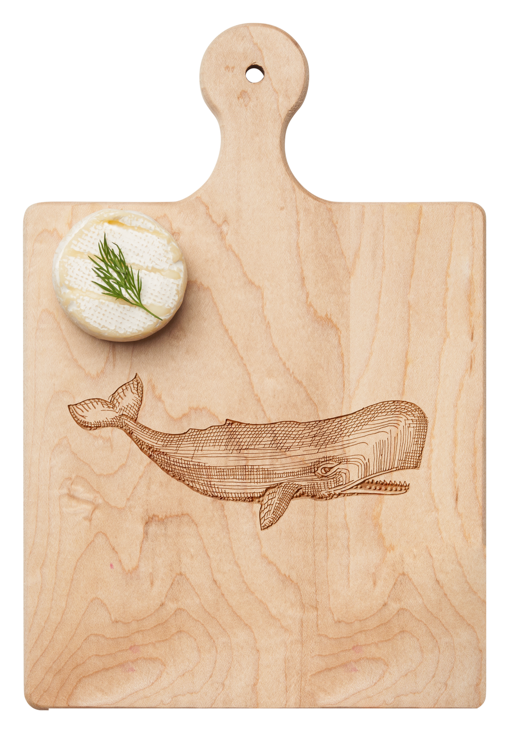 Artisan Maple Paddle Board | Whale | 9" x 6"