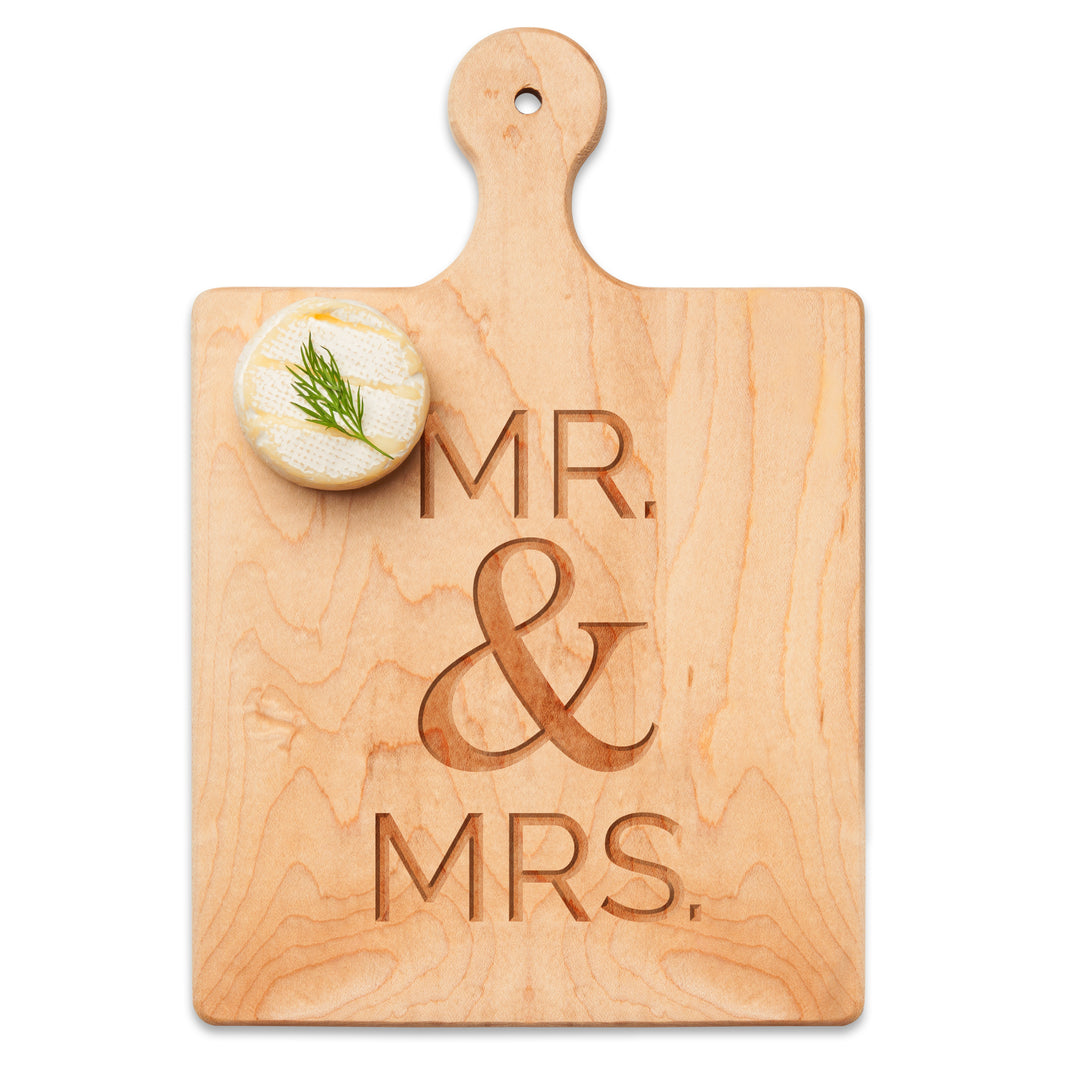 Artisan Maple Paddle Board | Mr & Mrs | 9 x 6"