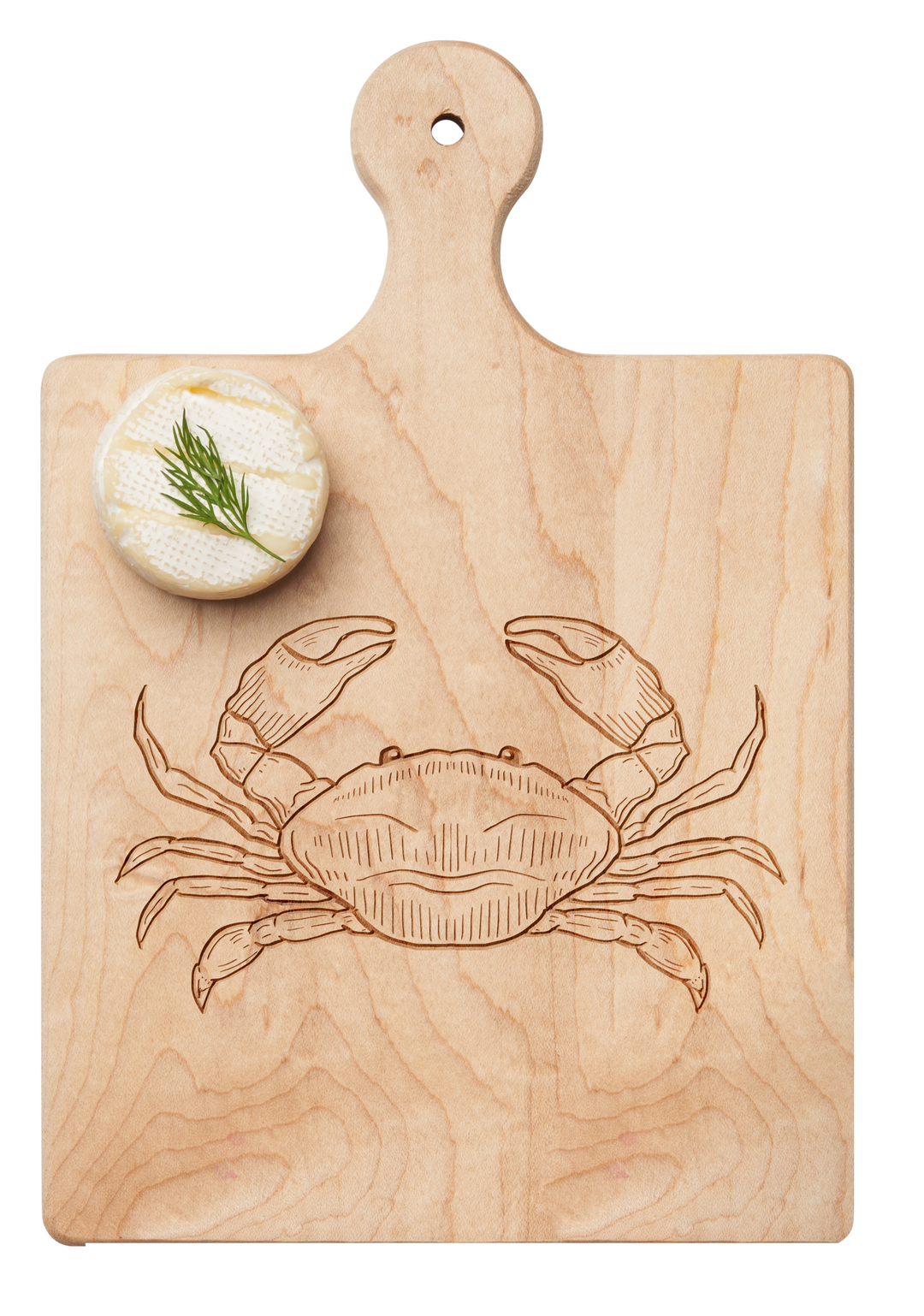 Artisan Maple Paddle Board | Crab | 9" x 6"