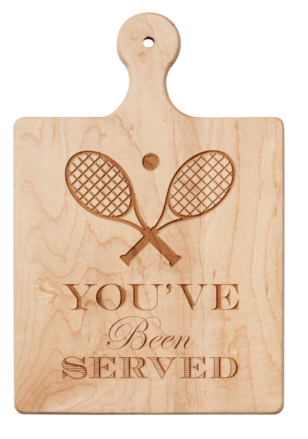 Artisan Maple Paddle Board | You've Been Served | 9" x 6"