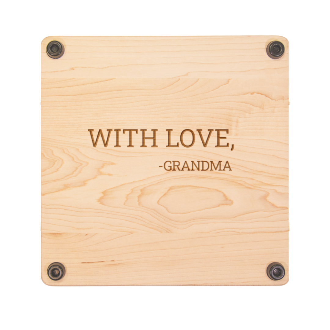 Maple Wood Cutting & Cheeseboard Square | Recipe Board | 12 x 12"